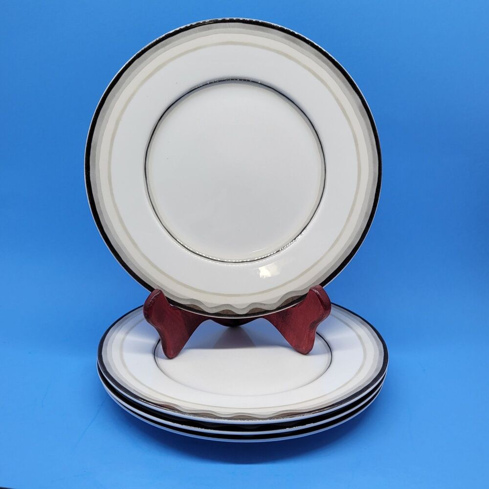 Sasaki Moderna 8.5" Salad Plates Retired Pattern Set of 4